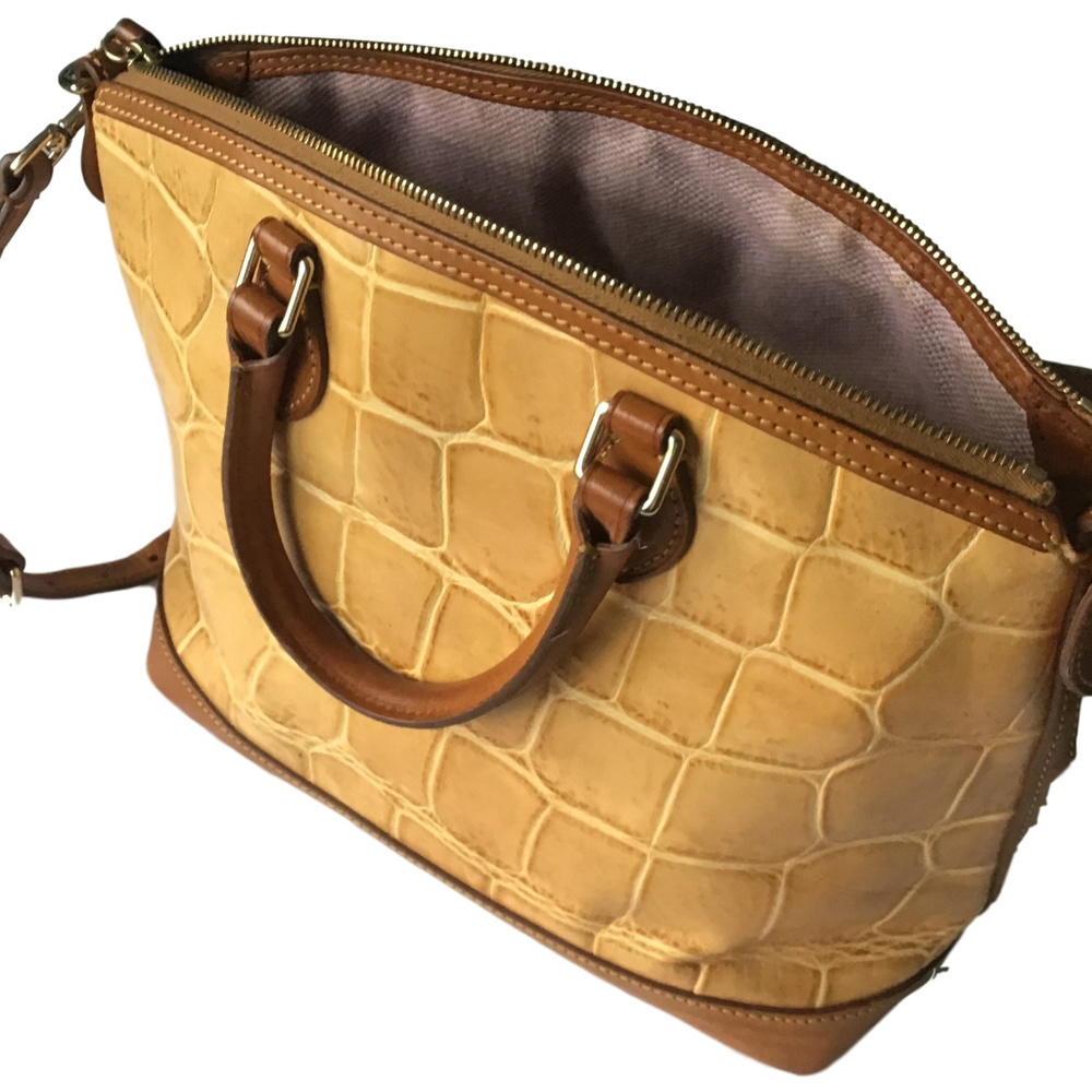 Dooney and Bourke Croco Collection Satchel Shoulde
